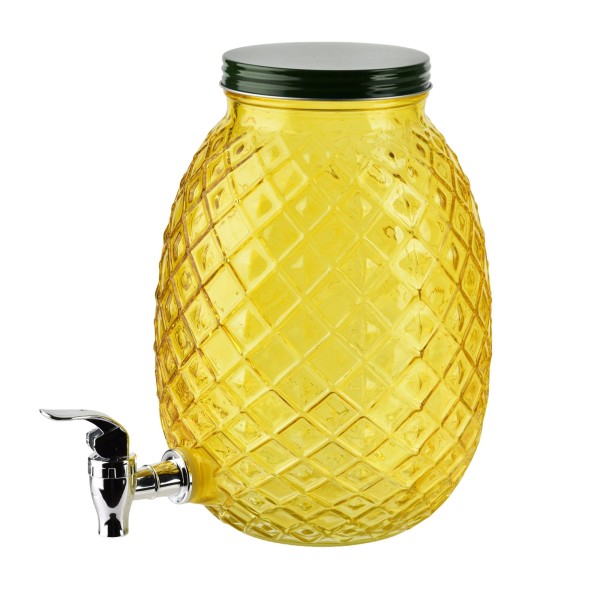 Słoik kuchenny Modern Kitchen Mananas 4L z kranikiem do przechowywania napojów