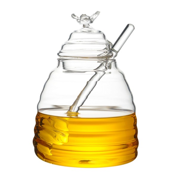 Słoik na miód BASIC KITCHEN 500 ml — słoik kuchenny do przechowywania miodu