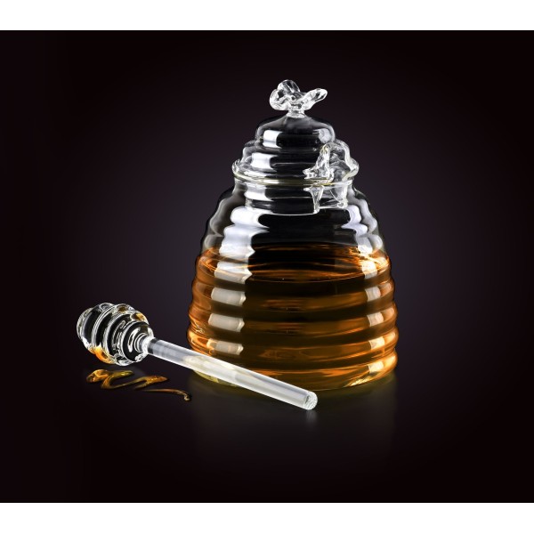 Słoik na miód BASIC KITCHEN 500 ml — słoik kuchenny do przechowywania miodu