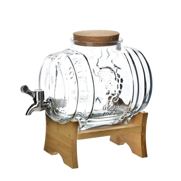 Słoik kuchenny Modern Kitchen z kranikiem 3L do przechowywania napojów