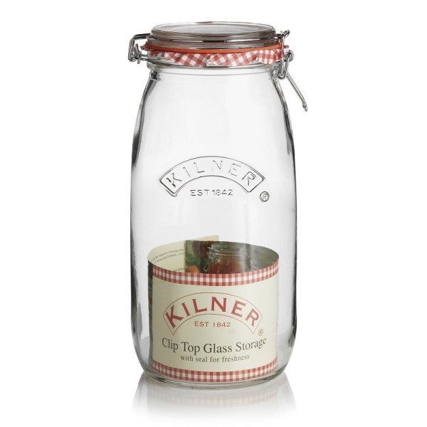 Słoik kuchenny KIL Round Clip Top Jar 3 l — zamknięcie klipsowe
