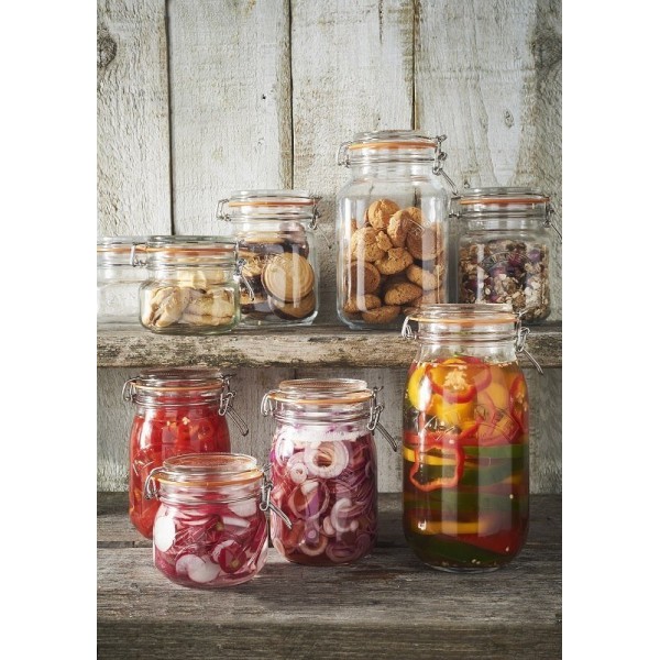 Słoik kuchenny KIL Round Clip Top Jar 3 l — zamknięcie klipsowe