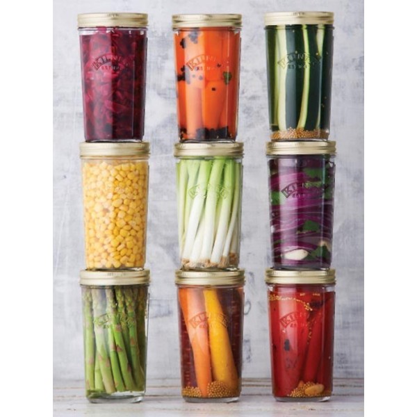 Скляна банка KIL, Słoik z szerokim wlewem 0,5 l — для зберігання продуктів і домашніх консервів, широке горло, 0,5 л