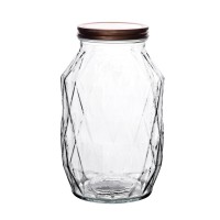 Słoik kuchenny Basic Kitchen Diamentowy 3400 ml do przechowywania żywności