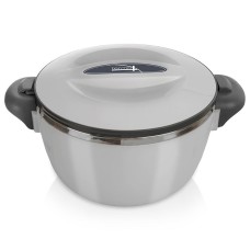 Термос для їжі, Orion TERMO 900 ml, сталева термомиска для супу і морозива, сірий