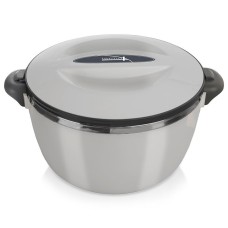 Термос для їжі Orion TERMO 3,5L, сталева термомиска для супу та гарячих страв, сірий