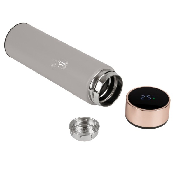 Термос BerlingerHaus BH-9677 0,5 л з LED-дисплеєм для збереження температури напоїв