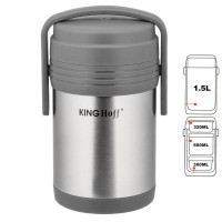 Termos obiadowy KiNGHOFF KH-4075 stalowy 1,5 l do przechowywania żywności