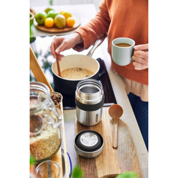 Termos obiadowy BLACK+BLUM BB-Termos (stalowy, czarny)