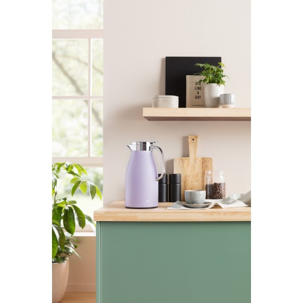 Термос Alfi Skyline Lavender Mat 1 л для збереження температури напоїв зі зручним об'ємом