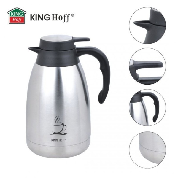 Термос-кувшин, Kinghoff KH-1994, для кави та чаю 2 л, для конференцій і подій