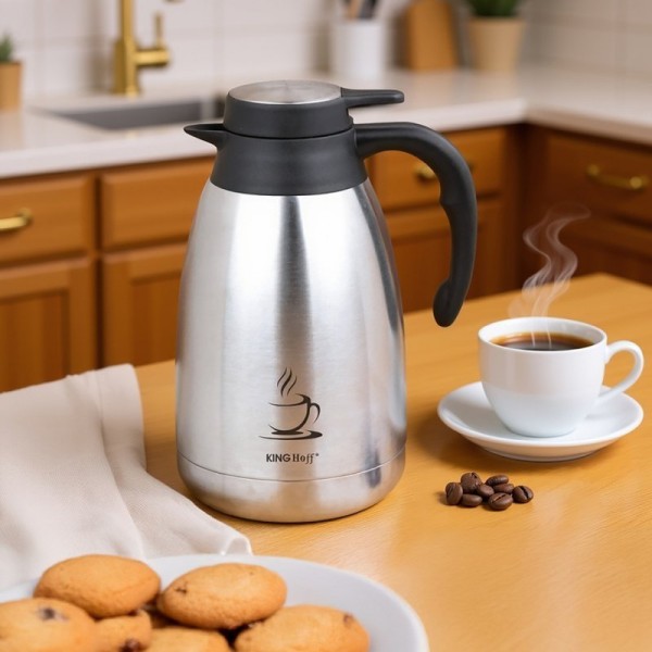Термос-кувшин, Kinghoff KH-1994, для кави та чаю 2 л, для конференцій і подій