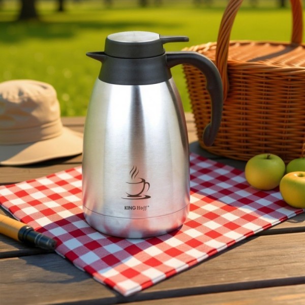 Термос-кувшин, Kinghoff KH-1994, для кави та чаю 2 л, для конференцій і подій
