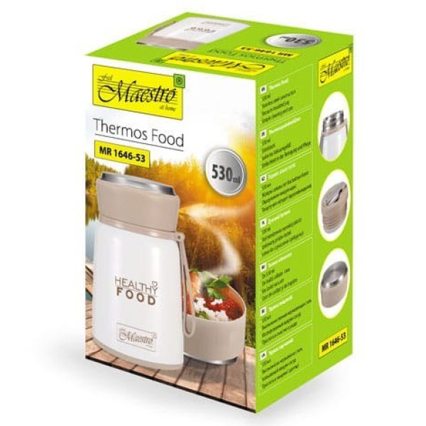 Termos obiadowy Maestro MR-1646-80 800 ml do przechowywania żywności