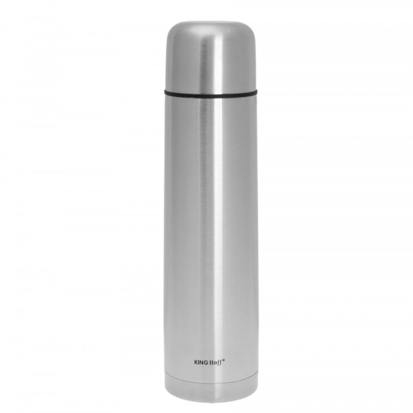 Termos termiczny Kinghoff KH-4054 stalowy 1,0L z pokrowcem