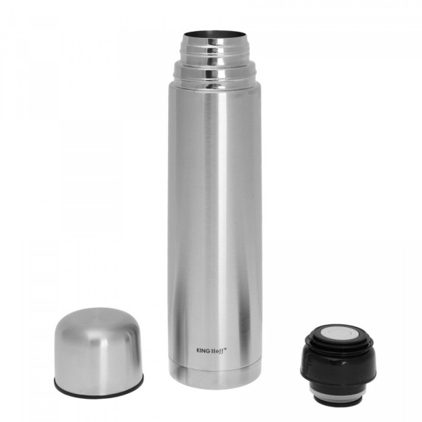 Termos termiczny Kinghoff KH-4054 stalowy 1,0L z pokrowcem