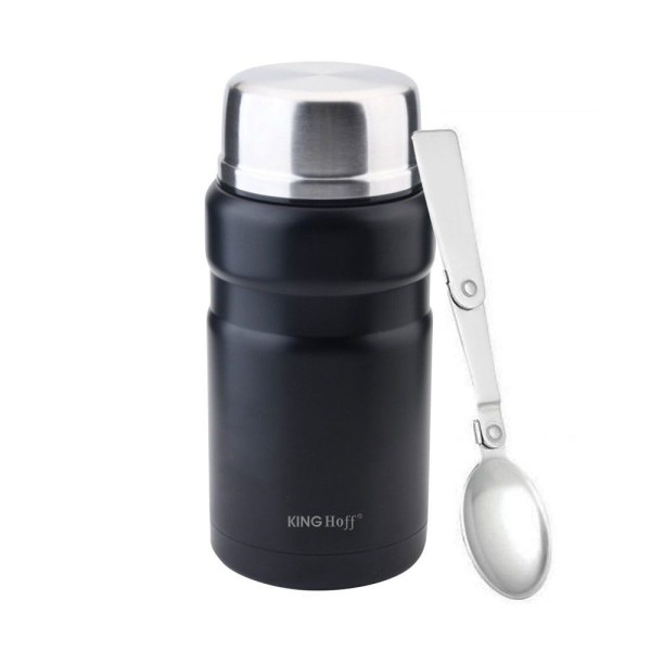 Termos termiczny KiNGHOFF KH-1460 na obiad 0,75 l stal nierdzewna