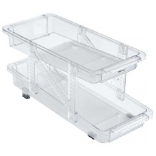 Органайзер для банок, KingHoff KH-1944, регульований гравітаційний — для зручного зберігання та швидкого доступу банок