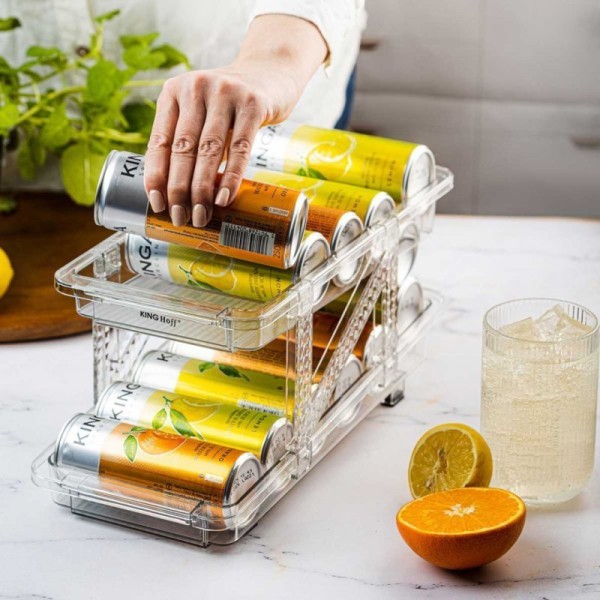 Organizer grawitacyjny, Kinghoff KH-1944, na puszki do szafki, regulowany