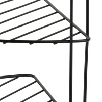 Органайзер кухонний Modern Kitchen Пółka narożna метал 22,5x22,5x21,5 см для зручного зберігання в кутку кухні