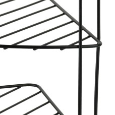 Органайзер кухонний Modern Kitchen Пółka narożna метал 22,5x22,5x21,5 см для зручного зберігання в кутку кухні