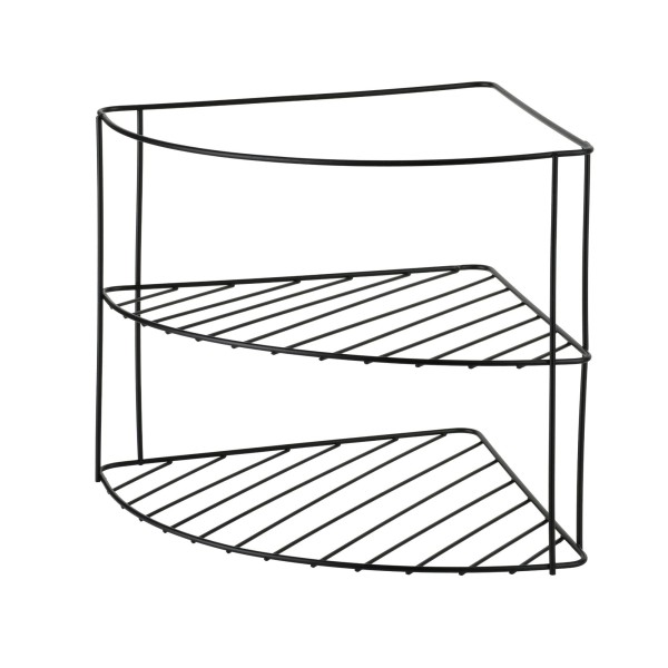 Półka narożna Modern Kitchen metalowa 22,5x22,5x21,5 cm do organizacji kuchni