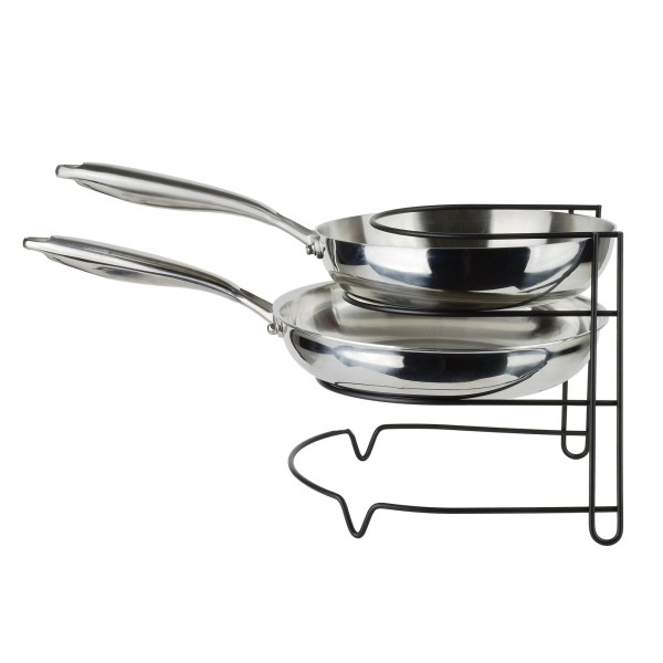 Stojak kuchenny Modern Kitchen na patelnie 24,5x27x23 cm do organizacji kuchni