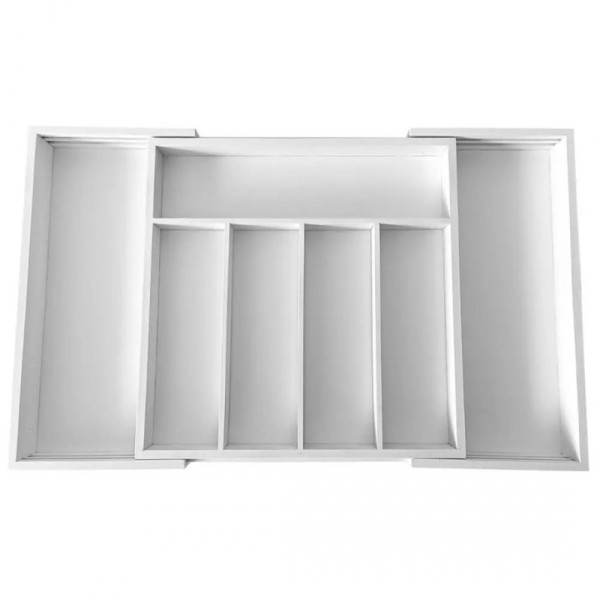 Organizer do szuflady, Kinghoff KH-1746 — wkład bambusowy, biały