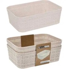 Organizer kuchenny komplet 2 szt. 19x13,5x6 cm koszyki do przechowywania