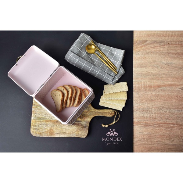 Chlebak Cookini Sandy do przechowywania pieczywa 20x22x14 cm