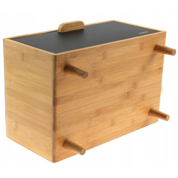 Chlebak Klausberg KB-7399 bambusowy do przechowywania pieczywa