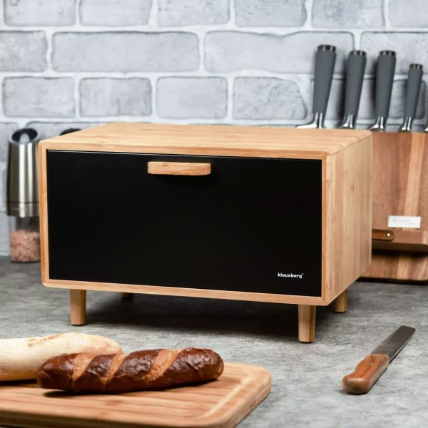 Chlebak Klausberg KB-7399 bambusowy do przechowywania pieczywa