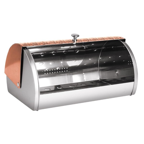 Chlebak stalowy Berlinger Haus Rose Gold Metallic Line BH-6714 do przechowywania pieczywa