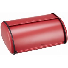 Chlebak Kinghoff KH-1865 czerwony matowy stalowy 44 cm do przechowywania pieczywa