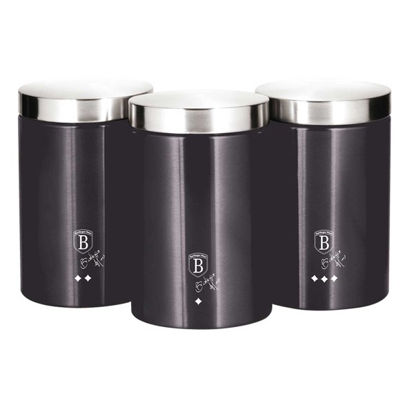 Chlebak Berlinger Haus BH-6732 Carbon Pro z zestawem pojemników do przechowywania żywności
