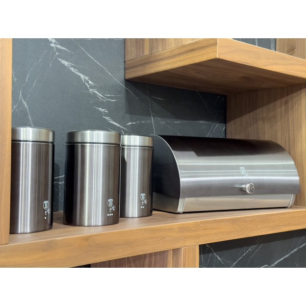 Chlebak Berlinger Haus BH-6732 Carbon Pro z zestawem pojemników do przechowywania żywności