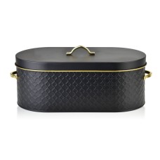 Chlebak Cookini Sandy Black 34x18x13 cm do przechowywania chleba