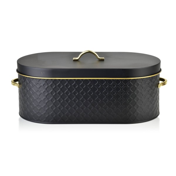 Хлібниця Cookini Sandy Black 34x18x13 см для свіжого зберігання хліба