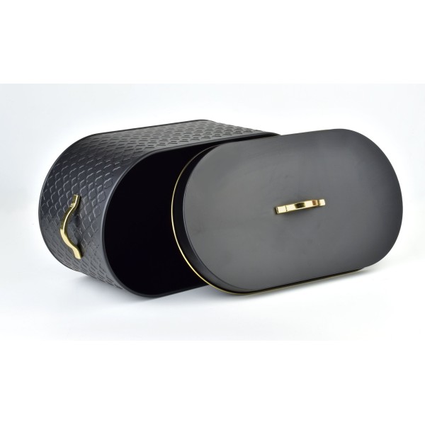 Хлібниця Cookini Sandy Black 34x18x13 см для свіжого зберігання хліба