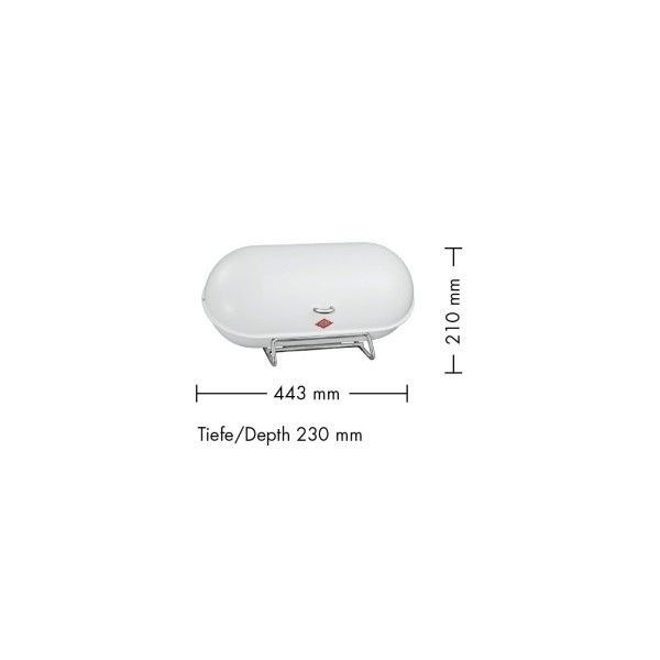 Хлебниця Wesco Breadboy матова піщана 443 мм для зберігання хліба Хлебниця Wesco Breadboy матова піщана 443 мм для зберігання хліба