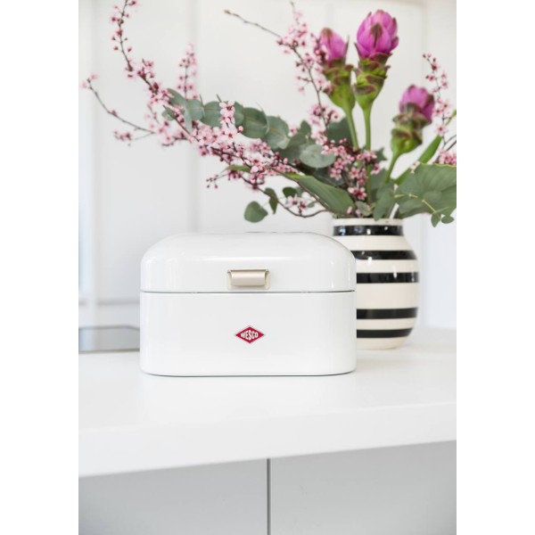 Хлібниця Wesco Single Grandy біла матова 268 мм для зберігання хліба Хлібниця Wesco Single Grandy біла матова 268 мм для зберігання хліба