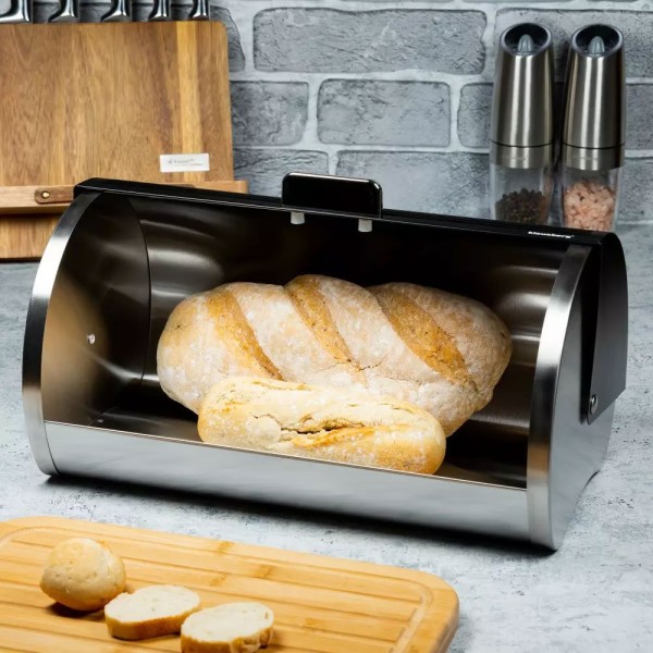 Chlebak Klausberg KB-7269 stalowy do przechowywania świeżego pieczywa