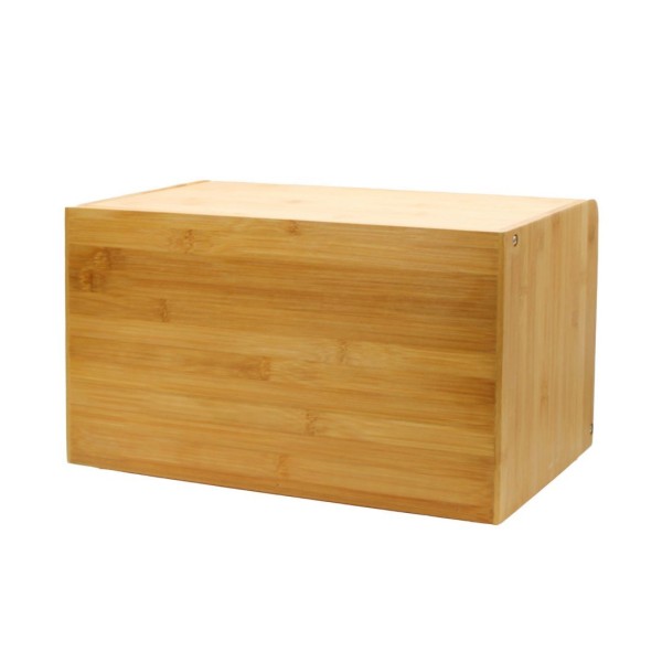 Chlebak Brunbeste BB-4254 czarny pojemnik na pieczywo z bambusa do kuchni