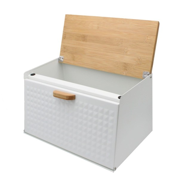 Chlebak Brunbeste BB-2679 dwustronny stalowo-drewniany do organizacji kuchni