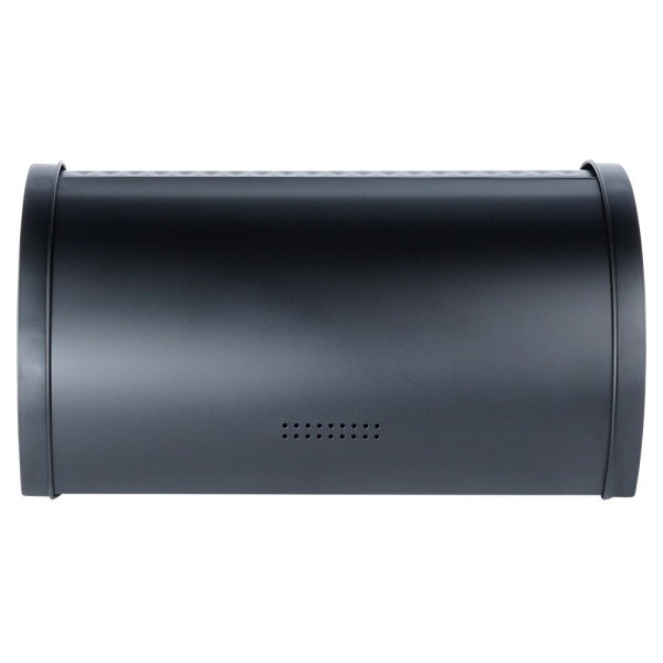 Chlebak металевий VILDE, 38x28.5x18 см, чорний, поєднує зручний лоток для хліба та зручне зберігання виробів у кухні.