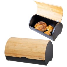 Chlebak Klausberg KB-7712 Stalowy Pojemnik 38 cm do Przechowywania Pieczywa