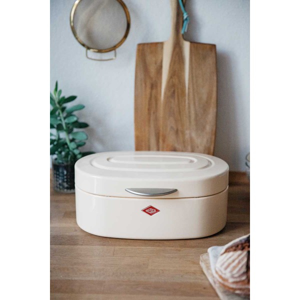 Хлебниця Wesco Elly Single біла 320 мм для зберігання хліба та випічки Хлебниця Wesco Elly Single біла 320 мм для зберігання хліба та випічки