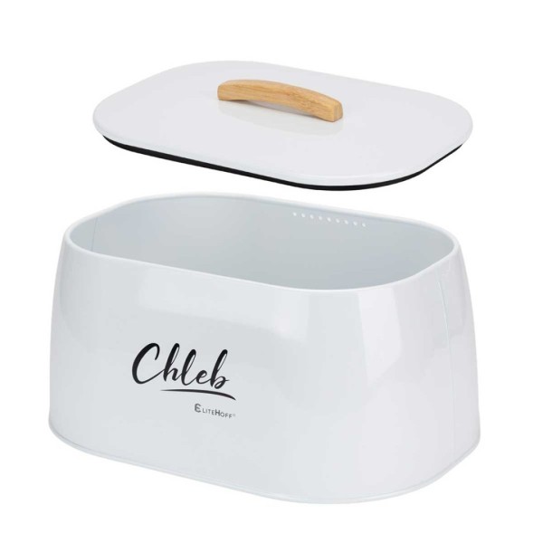Хлібниця для хліба ELITEHOFF E-6325 (білий)