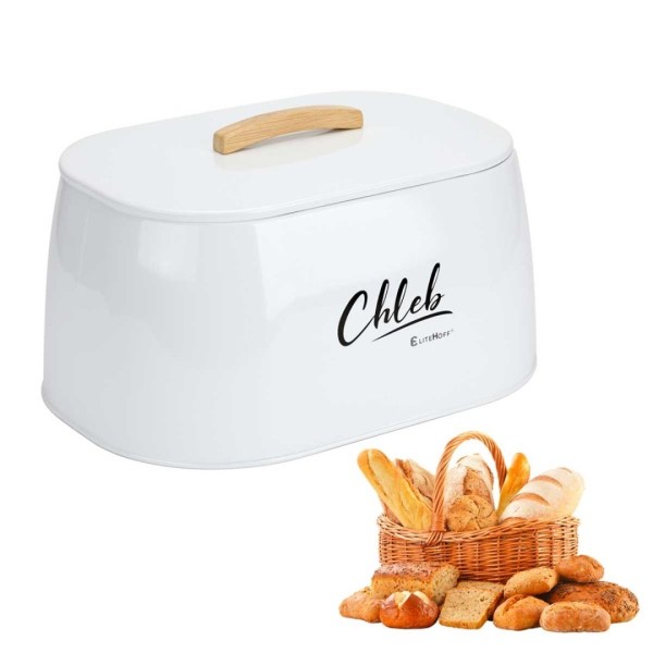 Хлібниця для хліба ELITEHOFF E-6325 (білий)
