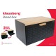 Chlebak Klausberg KB-7425 dwustronny stalowo-drewniany do przechowywania pieczywa